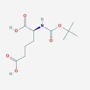 B113005 (S)-2-((tert-Butoxycarbonyl)amino)hexanedioic acid CAS No. 77302-72-8