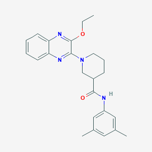 molecular formula C24H28N4O2 B11300821 N-(3,5-dimethylphenyl)-1-(3-ethoxyquinoxalin-2-yl)piperidine-3-carboxamide 
