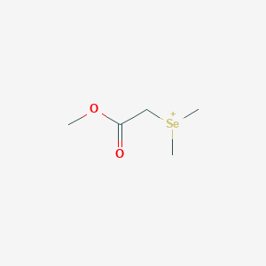 molecular formula C5H11O2Se+ B011302 Selenobetaine methyl ester CAS No. 102856-52-0