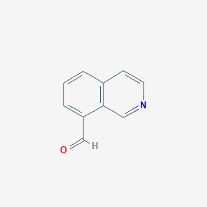 molecular formula C10H7NO B113021 Isoquinoline-8-carbaldehyde CAS No. 787615-01-4