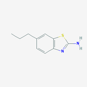 molecular formula C10H12N2S B011304 6-Propyl-1,3-benzothiazol-2-amine CAS No. 107726-13-6