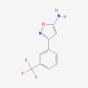 5-Amino-3-[3-(trifluoromethyl)phenyl]isoxazole