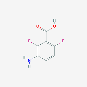molecular formula C7H5F2NO2 B113063 3-Amino-2,6-difluorobenzoic acid CAS No. 83141-11-1