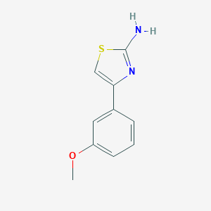 molecular formula C10H10N2OS B113067 4-(3-Methoxyphenyl)-1,3-thiazol-2-amine CAS No. 83558-37-6