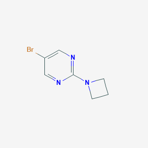 molecular formula C7H8BrN3 B113087 2-(Azetidin-1-yl)-5-bromopyrimidine CAS No. 850349-22-3