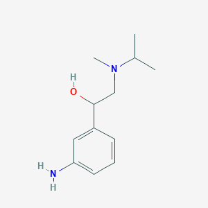 1-(3-aminophenyl)-2-[methyl(propan-2-yl)amino]ethanol