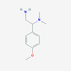 molecular formula C11H18N2O B113093 [2-Amino-1-(4-Methoxyphenyl)Ethyl]Dimethylamine CAS No. 851169-57-8