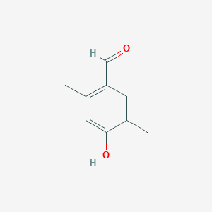 molecular formula C9H10O2 B113098 4-Hydroxy-2,5-dimethylbenzaldehyde CAS No. 85231-15-8