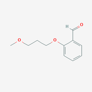 molecular formula C11H14O3 B113101 2-(3-Methoxypropoxy)benzaldehyde CAS No. 853643-70-6