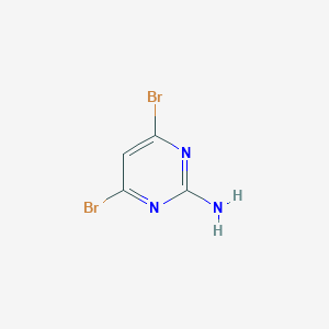 molecular formula C4H3Br2N3 B113111 2-Amino-4,6-dibromopyrimidine CAS No. 856973-26-7