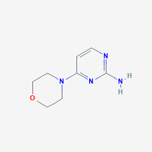 molecular formula C8H12N4O B113116 2-Amino-4-morpholin-4-yl-pyrimidine CAS No. 861031-56-3