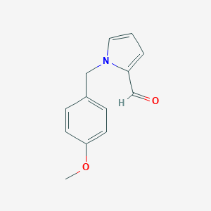 molecular formula C13H13NO2 B113117 1-(4-Methoxy-benzyl)-1H-pyrrole-2-carbaldehyde CAS No. 861162-64-3