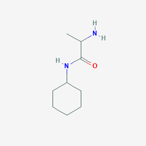 molecular formula C9H18N2O B113119 2-Amino-N-cyclohexylpropanamide CAS No. 86211-51-0