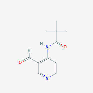 molecular formula C11H14N2O2 B113126 N-(3-formylpyridin-4-yl)-2,2-dimethylpropanamide CAS No. 86847-71-4