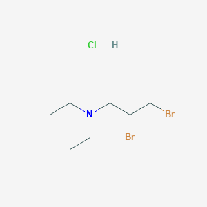 molecular formula C7H16Br2ClN B011313 1-Diethylamino-2,3-dibromopropane hydrochloride CAS No. 102612-80-6