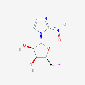 molecular formula C8H10IN3O5 B011314 Iodoazomycin riboside CAS No. 102059-58-5