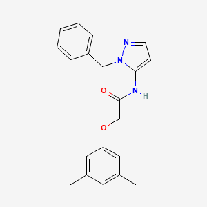 molecular formula C20H21N3O2 B11314746 N-(1-benzyl-1H-pyrazol-5-yl)-2-(3,5-dimethylphenoxy)acetamide 