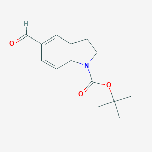 molecular formula C14H17NO3 B113149 1-Boc-5-formylindoline CAS No. 879887-32-8