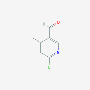 molecular formula C7H6ClNO B113164 6-氯-4-甲基烟酰醛 CAS No. 884495-38-9