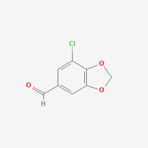 molecular formula C8H5ClO3 B113165 7-氯-苯并[1,3]二氧杂环-5-甲醛 CAS No. 88525-51-3