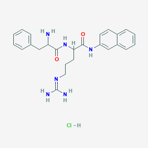 molecular formula C25H32Cl2N6O2 B011318 苯丙氨酸-精氨酸 β-萘酰胺二盐酸盐 CAS No. 100929-99-5