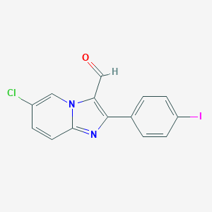 molecular formula C14H8ClIN2O B113185 6-Chloro-2-(4-iodophenyl)imidazo[1,2-a]pyridine-3-carbaldehyde CAS No. 887360-06-7