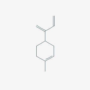 molecular formula C11H16 B011320 1-Methyl-4-(1-methyleneallyl)cyclohexene CAS No. 19957-85-8