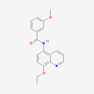 molecular formula C19H18N2O3 B11320357 N-(8-ethoxyquinolin-5-yl)-3-methoxybenzamide 