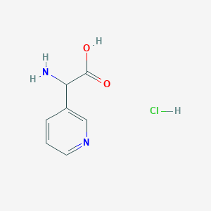 molecular formula C7H9ClN2O2 B113205 2-Amino-2-(3-pyridyl)acetic Acid Hydrochloride CAS No. 891789-91-6