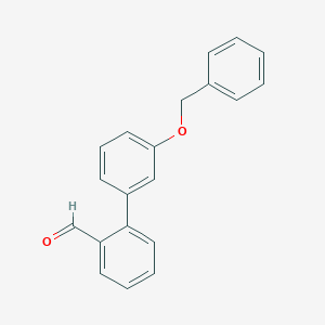 molecular formula C20H16O2 B113212 2-[3-(Benzyloxy)phenyl]benzaldehyde CAS No. 893736-23-7