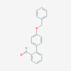 molecular formula C20H16O2 B113213 2-[4-(Benzyloxy)phenyl]benzaldehyde CAS No. 893736-26-0