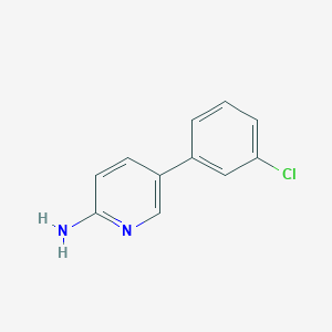molecular formula C11H9ClN2 B113215 5-(3-Chlorophenyl)pyridin-2-amine CAS No. 893738-14-2