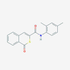 molecular formula C18H15NO2S B11322188 N-(2,4-dimethylphenyl)-1-oxo-1H-isothiochromene-3-carboxamide 