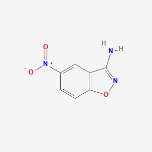 molecular formula C7H5N3O3 B113227 3-Amino-5-nitro-1,2-benzisoxazole CAS No. 89793-82-8
