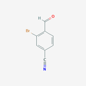molecular formula C8H4BrNO B113230 3-溴-4-甲酰基苯甲腈 CAS No. 89891-69-0