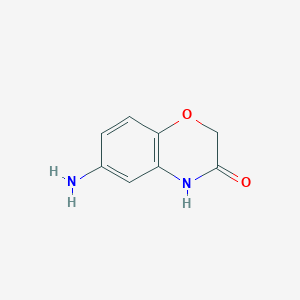 molecular formula C8H8N2O2 B113231 6-氨基-2H-1,4-苯并恶嗪-3(4H)-酮 CAS No. 89976-75-0