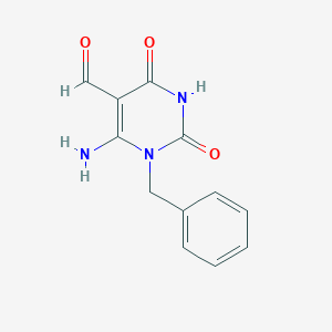 6-Amino-1-benzyl-2,4-dioxo-1,2,3,4-tetrahydropyrimidine-5-carbaldehyde