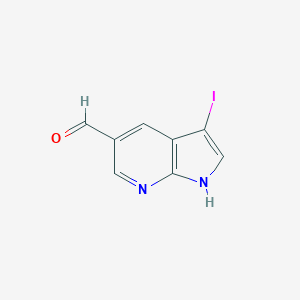 3-Iodo-1H-pyrrolo[2,3-b]pyridine-5-carbaldehyde