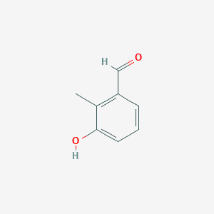 molecular formula C8H8O2 B113236 3-Hydroxy-2-methylbenzaldehyde CAS No. 90111-15-2
