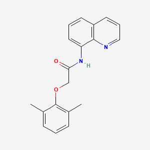 molecular formula C19H18N2O2 B11323675 2-(2,6-dimethylphenoxy)-N-(quinolin-8-yl)acetamide 