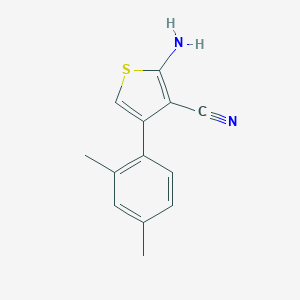 molecular formula C13H12N2S B113238 2-Amino-4-(2,4-dimethylphenyl)-3-thiophenecarbonitrile CAS No. 901207-93-0
