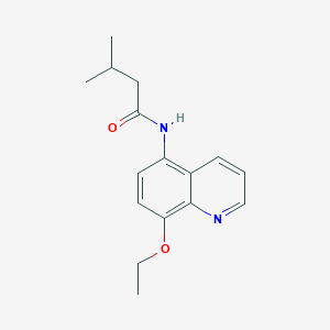 molecular formula C16H20N2O2 B11324208 N-(8-ethoxyquinolin-5-yl)-3-methylbutanamide 
