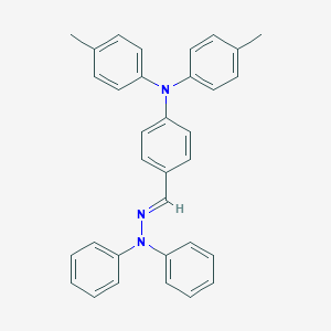 molecular formula C33H29N3 B113244 4-双(4-甲苯基)氨基苯甲醛-1,1-二苯基-腙 CAS No. 906674-39-3