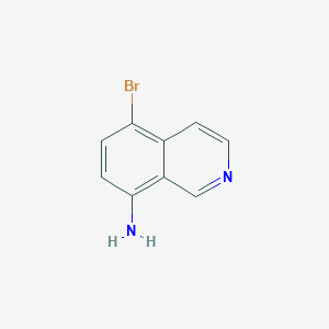 molecular formula C9H7BrN2 B113246 5-Bromoisoquinolin-8-amine CAS No. 90721-35-0