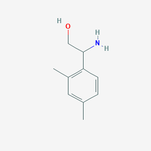 molecular formula C10H15NO B113252 2-Amino-2-(2,4-dimethylphenyl)ethan-1-OL CAS No. 910443-16-2