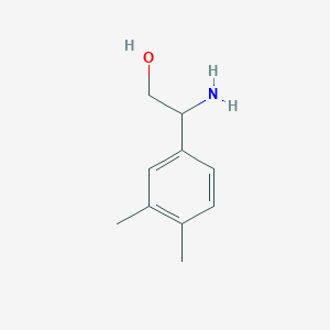 molecular formula C10H15NO B113253 2-氨基-2-(3,4-二甲基苯基)乙醇 CAS No. 910443-17-3