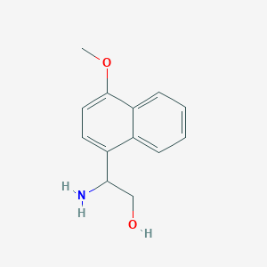 molecular formula C13H15NO2 B113254 2-Amino-2-(4-methoxy-1-naphthyl)ethanol CAS No. 910443-27-5