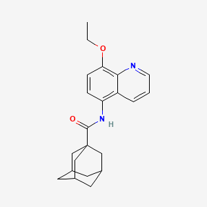 molecular formula C22H26N2O2 B11325860 N-(8-ethoxyquinolin-5-yl)adamantane-1-carboxamide 
