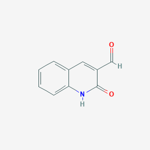 molecular formula C10H7NO2 B113261 2-Hydroxyquinoline-3-carbaldehyde CAS No. 91301-03-0