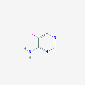 B113262 5-Iodopyrimidin-4-amine CAS No. 91416-96-5